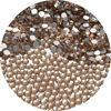 Picture of NCB 3000pcs Flatback Round Glass Nail Art Rhinestones Crystal for DIY Making Accessories Shoes, Clothes, Face Art, Bags, Manicure (Champagne, SS6 3000pcs)