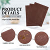 Picture of 50 Pieces 31 x 70 Inches Disposable Bed Sheets Waterproof Bed Cover Massage Table Sheet Non-woven Fabric for Spa, Beauty Salon, Hotels (Brown)