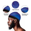 Picture of Selalu 4Pcs Wave Cap, Silk Stocking Wave Caps for 360 Waves, Silky Durag for Men, Stain Caps