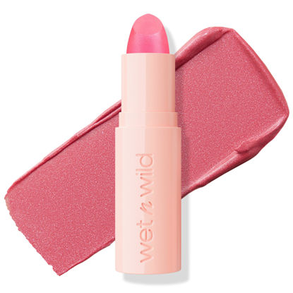 Picture of wet n wild Mega Last Rich Satin Lip Color, Rich Creamy Color with Satin Finish, Infused with Vitamin E & Moisturizing Argan Oil, Lightweight, Silky-Smooth, Vegan & Cruelty-Free - Disco Rose