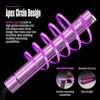 Picture of Bekind Apex 2-in-1 Hair Straightener Flat Iron | 1“ 460°F Straightener & Curler for All Hairstyles | UltraSmooth Tech | 15s Fast Heating & Temp Memory | Gift Set for Girls Women (Violet Bloom)