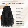 Picture of Dansama Passion Twist Hair Water Wave Braiding Hair for Butterfly Style Crochet Braids Bohemian Hair Extensions (14inch (Pack of 7), #1B)