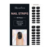 Picture of MelodySusie Semi Cured Gel Nail Strips (Black Cat Eye)- Works with Nail lamp, Salon-Quality, Long Lasting, Easy to Apply & Remove - Includes 30Pcs, 2 Prep Pads, Nail File & Wooden Stick