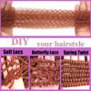 Picture of 3 Packs Springy Afro Twist Hair 10 inch 350# Pre-Separated Marley Twist Braiding Hair Soft Synthetic Crochet for Distressed Faux Locs Spring Twist Hair Extensions for Women (10 Inch (Pack of 3), 350#)