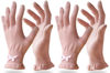 Picture of Evridwear Beauty Cotton Gloves with Touchscreen Fingers for SPA, Eczema, Dry Hands, Hand Care, Day and Night Moisturizing, (2 Pair L/XL, Feather Weight Pink Color)