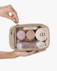 Picture of Pocmimut Makeup Bag,PU Leather Clear Makeup Bag Travel Makeup Bag Car Essentials for Women,Travel Essentials Cosmetic Bag Organizers(Apricot)