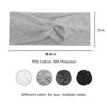 Picture of Tobeffect Headbands for Women Non Slip for Short Hair. Yoga Workout Running Sport Elastic Hair Bands for Women's Hair Twist Turban Hair Wrap for Girls