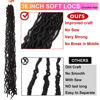 Picture of Datuoda 36 Inch Soft Locs Wavy Crochet Hair 6 Packs Goddess Loc Hair Crochet Braids Faux Locs Crochet Hair for Black Women (36 Inch (Pack of 6), 4#)