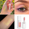 Picture of MAKI YIKA Glitter Eyeshadow Gold Liquid Multichrome Eyeshadows Long Lasting, Metallic Chameleon Eye Shadow Smudgeproof Holographic Eye Topper Glitters (#9 Ember)