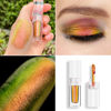 Picture of MAKI YIKA Glitter Eyeshadow Gold Liquid Multichrome Eyeshadows Long Lasting Metallic Chameleon Eye Shadow Smudgeproof Holographic Eye Topper Glitters (#7 Bronzer)