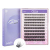 Picture of GAQQI Lash Clusters, Eyelash Clusters 120PCS D Curl Individual Lashes, Wispy Cluster Eyelash Extension 10-16mm Mixed Length, Natural Looking Cluster Lashes （GQ03, D Curl, 10-16mm)