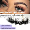 Picture of IFSOWDRA False Lashes Mink Wispy Dramatic Lashes Bulk 18mm/20mm Volume 3D Mink Full Lashes Natural Look Faux Mink False Eyelashes Pack - 20 Pairs
