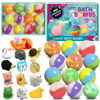 Picture of Bath Bombs for Kids, 12pcs Bath Bombs with Surprise Toys Inside, Natural and Organic Colorful Bubble Bath Fizz Bomb for Kids, Gift Set for Birthday, Valentines Day, Easter, Christmas for Boys and Girl