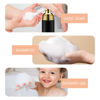 Picture of 2oz Foam Pump Bottle (3PCS) Empty Travel Foaming Dispenser for Hand Soap, Lash Cleanser, Shampoo (60ml, Gold &Black