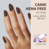 Picture of CANNI 9ml Hema-Free White Black Fall Gel Nail Polish Set- 6Pcs White Black Nude Pink Brown Fall Colors Gel Polish Kit, Soak Off LED Nail Gel Manicure Kit DIY at Home Salon Gifts for Women Girls