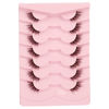 Picture of Gmagictobo False Eyelashes Fluffy Half Lashes Natural Look Cat Eye Lashes Pack False Lashes Extensions Fake Eyelashes 7 Pairs Multipack