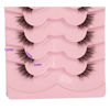 Picture of Gmagictobo False Eyelashes Fluffy Half Lashes Natural Look Cat Eye Lashes Pack False Lashes Extensions Fake Eyelashes 7 Pairs Multipack