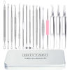 Picture of Blackhead Remover Tools, 2024 Latest 16 PCS Pimple Popper Tool Kit, Acne Blackhead Tools for Blemish, 410 Premium Professional Stainless Acne Pimple Extractor Tool with Metal Box