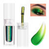 Picture of MAKI YIKA Glitter Eyeshadow Green Liquid Multichrome Eyeshadows Long Lasting Metallic Chameleon Eye Shadow Holographic Eye Topper Glitters (#2 Peacock)