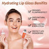 Picture of Hydrating Lip Glow Oil, Moisturizing Lip Glow Oil, Nourishing Glossy Transparent Lip Oil, Plumping Lip Oil, Lip Balm, Non-sticky Tinted Toot Lip Balm for Lip Care (CORAL) 0.2 OZ