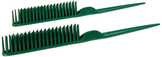 Picture of CocoBlack Naturals 3 Row Styling Comb For Detangling, Defining And Separating Curls (Green)