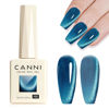 Picture of CANNI Cat Eye Gel Nail Polish 1Pcs 9ml Chathams Blue color Gel Polish High Gloss Soak Off UV Gel Starry Sky Miracle Series Gel Nail Polish Art Manicure Salon DIY Home