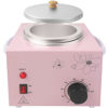 Picture of Portable Wax Warmer Machine for Painless Hair Removal, Women Men Professional Wax Heater with Adjustable Temperature Set,20pcs Wax Sticks (Pink - Single Pot)