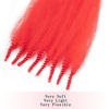Picture of 3 Packs Springy Afro Twist Hair 10 inch red Pre-Separated Marley Twist Braiding Hair Soft Synthetic Crochet for Distressed Faux Locs Spring Twist Hair Extensions for Women (10 Inch (Pack of 3), red)