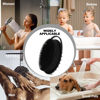Picture of 2 Pack Silicone Body Scrubber, Silicone Loofah Double-Sided Body Brush,Silicone Shower Scrubber and Scalp Massager Shampoo Brush for Sensitive Kids Women Men All Kinds of Skin (Black & Pink)