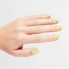 Picture of OPI Infinite Shine Long-Wear Soft Crème Finish Opaque Yellow Nail Polish, Up to 11 days of wear & Gel-Like Shine, This Chic is Bananas, 0.5 fl oz