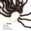 Picture of Umylar Soft Locs 36 Inch New Faux Locs Crochet Hair 4 Packs Soft Locs Crochet Hair Pre-Looped Super Long Soft Goddess Curly Wavy Crochet Hair for Black Women Synthetic Hair Extensions (36 Inch, 1B/30#)