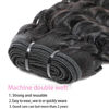 Picture of Deep Wave Bundles Human Hair 18 20 22 Inch Deep Curly 3 Bundles 12A Grade 100% Unprocessed Brazilian Virgin Hair Bundles Wet and Wavy Bundles Double Weft Deep Wave Natural Black Color