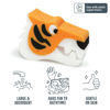 Picture of Genuine Fred Bath Biters, Children's Bath Sponge, Tiger