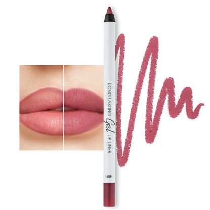 Picture of Lamel Matte Gel Lip Liner Pencil | Weightless & CreamyTexture - Sharpenable - Longwear & Waterproof - High Pigmented & Flawless Finish - Cruelty-free & Paraben-Free,- 409, 1,7g/0.05oz