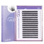 Picture of GAQQI Lash Clusters, GQ03 False Eyelashes DIY Lash Extensions C Curl 168PCS Cluster Lashes 12MM, Wispy and Natural Lash Wisps (GQ03,12mm,C Curl)