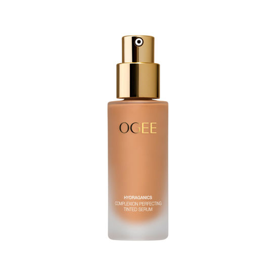 Picture of Ogee Complexion Perfecting Tinted Moisturizer For Face (Maple 8.25W - Medium Deep, Golden Bronze Undertones) - Lightweight Tinted Serum with Vitamin C & Jojoba Oil - Certified Organic & Made in USA