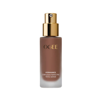 Picture of Ogee Complexion Perfecting Tinted Moisturizer For Face (Acacia 12.25C - Deep, Red Undertones) - Lightweight Tinted Serum with Vitamin C & Jojoba Oil - Certified Organic & Made in USA