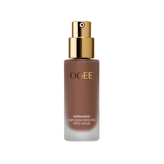 Picture of Ogee Complexion Perfecting Tinted Moisturizer For Face (Acacia 12.25C - Deep, Red Undertones) - Lightweight Tinted Serum with Vitamin C & Jojoba Oil - Certified Organic & Made in USA