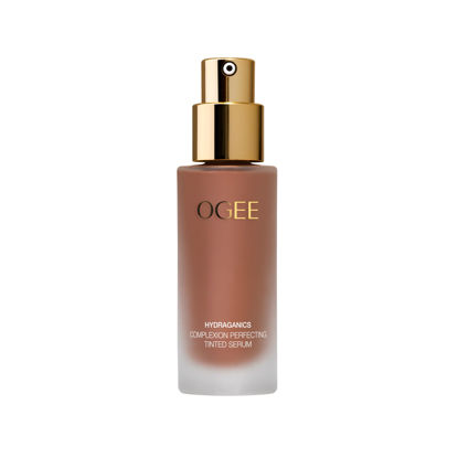 Picture of Ogee Complexion Perfecting Tinted Moisturizer For Face (Sequoia 13.0C - Deep Auburn, Copper Undertones) - Lightweight Tinted Serum with Vitamin C & Jojoba Oil - Certified Organic & Made in USA