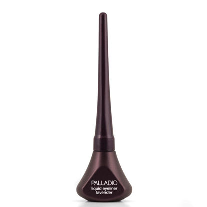 Picture of Palladio Liquid Eyeliner, Highly Pigmented and Waterproof Eyeliner, For Intense Eye Definition, Smear-proof Eyeliner Liquid, Includes Easy Grip Wand and Felt Tip Eyeliner Applicator, Lavender