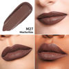 Picture of Oulac Matte Liquid Brown Lipstick for Women, Long Lasting Lipstick Waterproof Lip Stain, No Transfer, Creamy High Pigmented Formula with Rose Oil, Vegan & Cruelty-Free M27