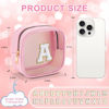 Picture of YOOLIFE Mini Makeup Bag | Clear Makeup Bag Toiletry Case | Portable Make Up Organizer | Small Cosmetic Bag for Purse | Best Friend Birthday Gifts Teacher Daughter Gifts | Gifts for Girls | Pink E