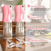 Picture of Spray Bottle,Fine Mist Spray Bottle for Hair,Ultra-Fine Continuous Spray Bottle for Skincare,Plant Care,Pet Grooming,Cleaning, Refillable Spray Container,Christmas Gift (1Pcs Light Pink 6.8oz)