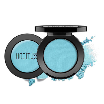 Picture of HOOMUSS Single Blue Eyeshadow Matte, Handmade Pressed Eyeshadow Palette, Long Lasting With No Creasing, Intense Color Pigmented Sky Blue Eye Shadow (Light Blue)