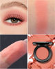 Picture of HOOMUSS Single Salmon Eyeshadow Matte, Handmade Pressed Eyeshadow Palette Long Lasting With No Creasing, Intense Color Pigmented Red Eye Shadow (Salmon)