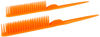 Picture of CocoBlack Naturals 3 Row Styling Comb For Detangling, Defining And Separating Curls (Orange)