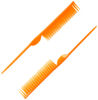 Picture of CocoBlack Naturals 3 Row Styling Comb For Detangling, Defining And Separating Curls (Orange)