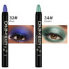 Picture of Kaely 2Pcs Cream Eyeshadow Sticks Set for Eyes Waterproof,Blue Shimmer & Green Shimmer Matte Eye shadow Stick Pencil Pen Bulk sombras en crema para ojos 32+34