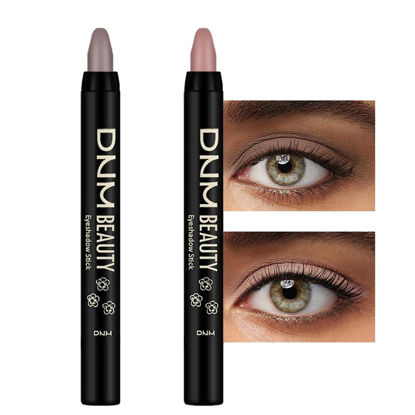 Picture of Kaely 2Pcs Cream Eyeshadow Sticks Set for Eyes Waterproof,Stone Matte & Putty Matte Eye shadow Stick Pencil Pen Bulk sombras en crema para ojos 22+23