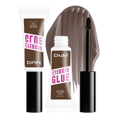 Picture of Kaely PROFESSIONAL MAKEUP Brow Glue,Tinted Eyebrow Gel,Eyebrow Mascara Waterproof,gel para cejas a prueba de agua,Eye Brow Fast Sculpt,Vegan & Cruelty-Free,2Pcs-04 Dark Brown